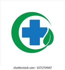 vector logo concept illustration. Healthy logo or medical logo.