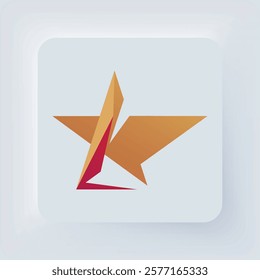 Vector Logo For Contest Winner. Neumorphic Graphic Design