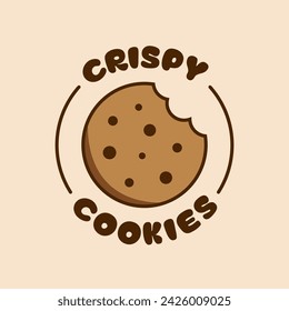 Vector Logo Cookies Crunchy Desserts
