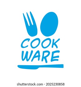 Vector logo of the cookware, dining utensils store