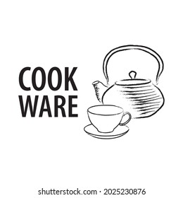Vector logo of the cookware, dining utensils store