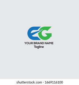 EG vector logo, EG cooperate identity logo design  