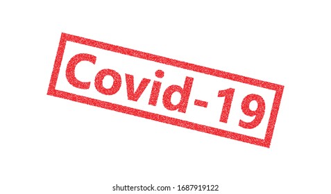 Vector logo Coronavirus covid-19 medical pattern.