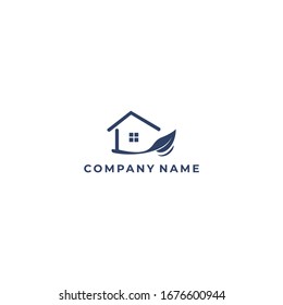 Vector logo creative home construction