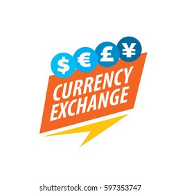 vector logo currency exchange