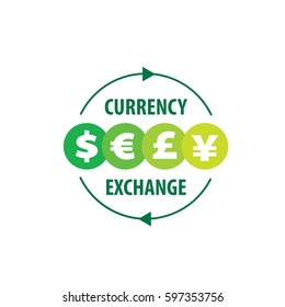 vector logo currency exchange