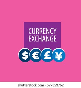 vector logo currency exchange