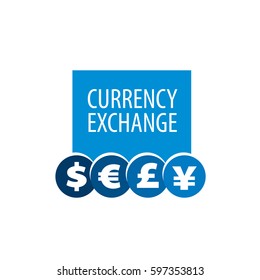 vector logo currency exchange