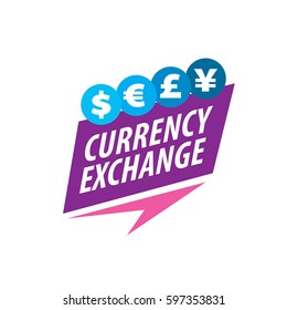 vector logo currency exchange