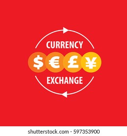 vector logo currency exchange