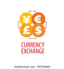 vector logo currency exchange
