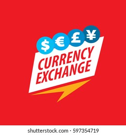 vector logo currency exchange