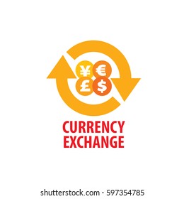 vector logo currency exchange