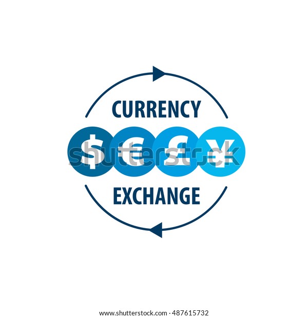 Vector Logo Currency Exchange Stock Vector (Royalty Free) 487615732