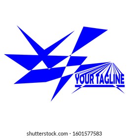 Vector logo . Delivery, business, cargo, success, money, deal, contract,  cooperation symbol icon. Corporate financial sign.