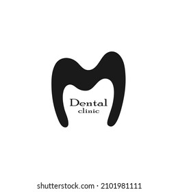 Vector logo of the dental office in minimalism
