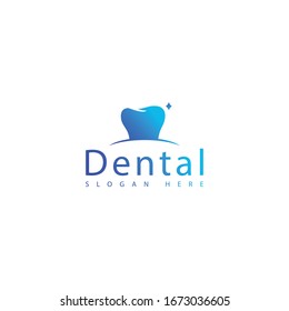 vector logo dental simple elegant design and modern logo brand concept make this design unique.