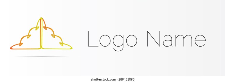 Vector logo design, abstract icon.