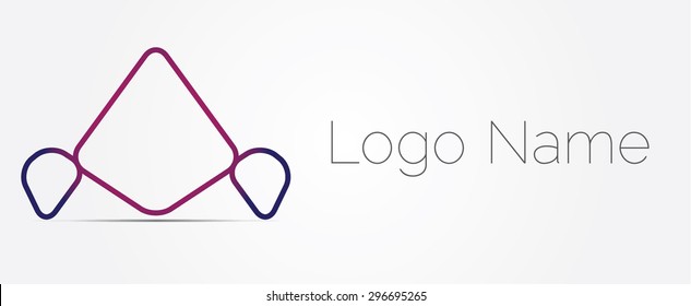 Vector logo design, abstract icon.