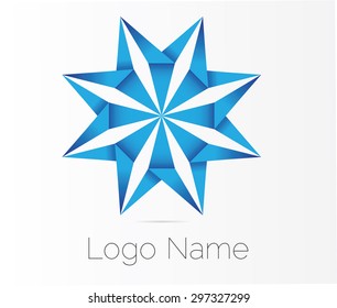 Vector logo design, abstract icon.
