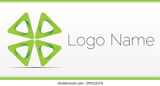 Vector logo design, abstract icon.