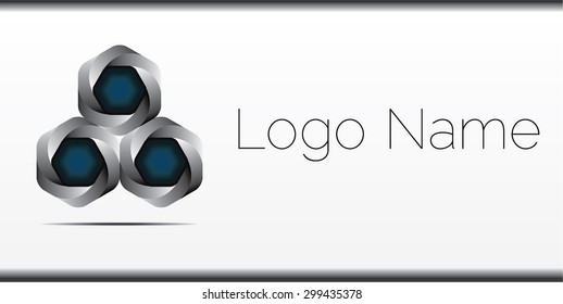 Vector logo design, abstract icon.