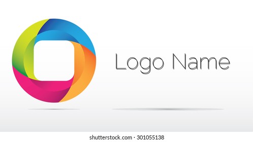 Vector logo design, abstract icon.