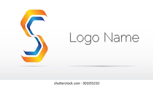 Vector logo design, abstract icon.