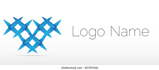 Vector logo design, abstract icon.