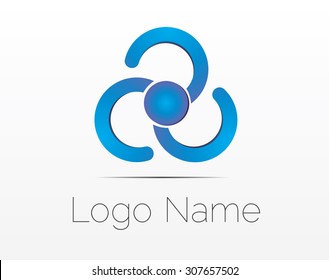 Vector logo design, abstract icon.