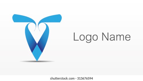 Vector logo design, abstract icon.