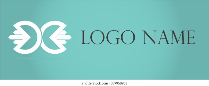 Vector logo design, abstract icon.