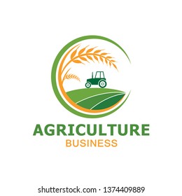 vector logo design for agriculture 