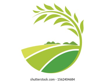 vector logo design for agriculture