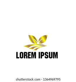 vector logo design for agriculture, agronomy, farm, rural country farming field, natural harvest