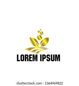 vector logo design for agriculture, agronomy, farm, rural country farming field, natural harvest