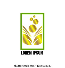 vector logo design for agriculture  agronomy, farm, rural country farming field, natural harvest