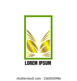 vector logo design for agriculture  agronomy, farm, rural country farming field, natural harvest