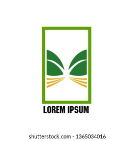 vector logo design for agriculture  agronomy, farm, rural country farming field, natural harvest