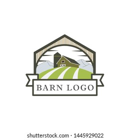 vector logo design for agriculture, agronomy, wheat farm, rural country farming field, natural harvest