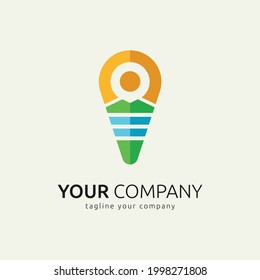 vector logo design for agriculture, agronomy logo