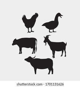 Vector logo design for animal and pet farms