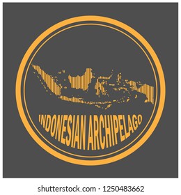 Vector Logo Design Archipelago of Indonesian