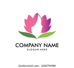 vector logo design for beauty salon, dermatology center, wellness house, skincare, cosmetic, natural, healthy body care service spa, sophisticate and feminine