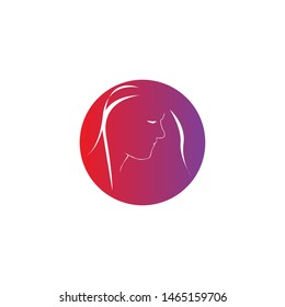 Vector logo design for beauty salon, hair salon, cosmetic
