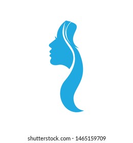 Vector logo design for beauty salon, hair salon, cosmetic