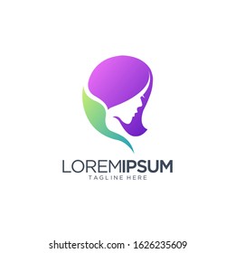 Vector Logo Design For Beauty salon, Hair Salon And Cosmetic