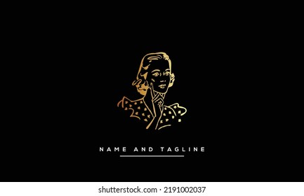 Diseño de logotipo vectorial para salón de belleza, peluquería, cosmética