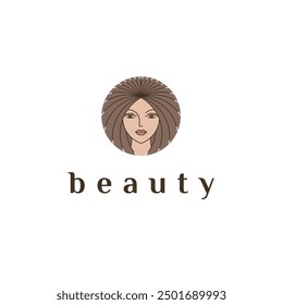 Vector logo design for beauty salon, hair salon, beauty salon