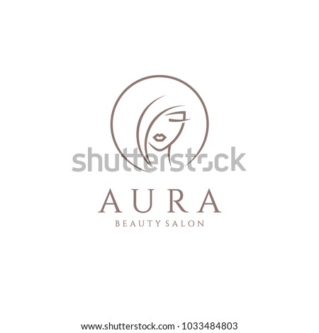 Vector logo design for beauty salon, hair salon, cosmetic
